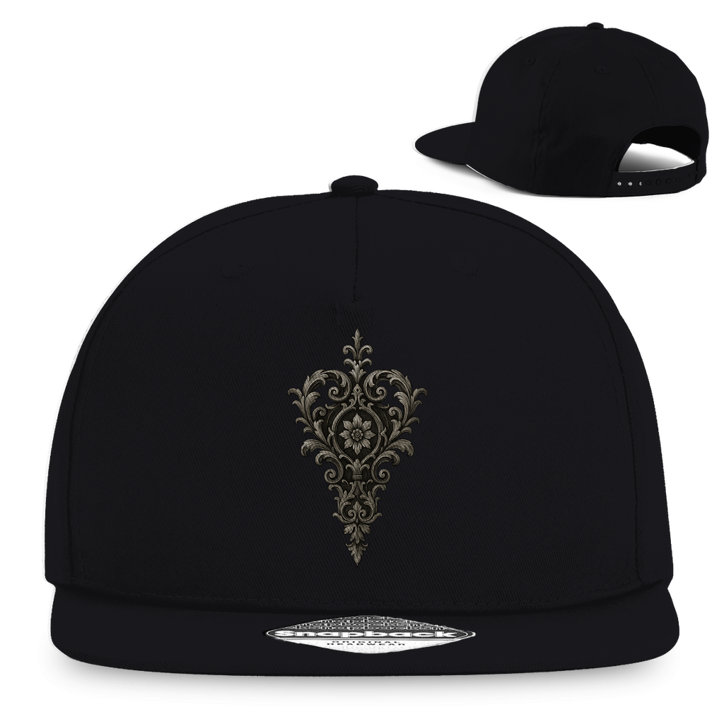 Demonic Snapback Cap - Ebon Crest | Unisex | Gothic Streetwear