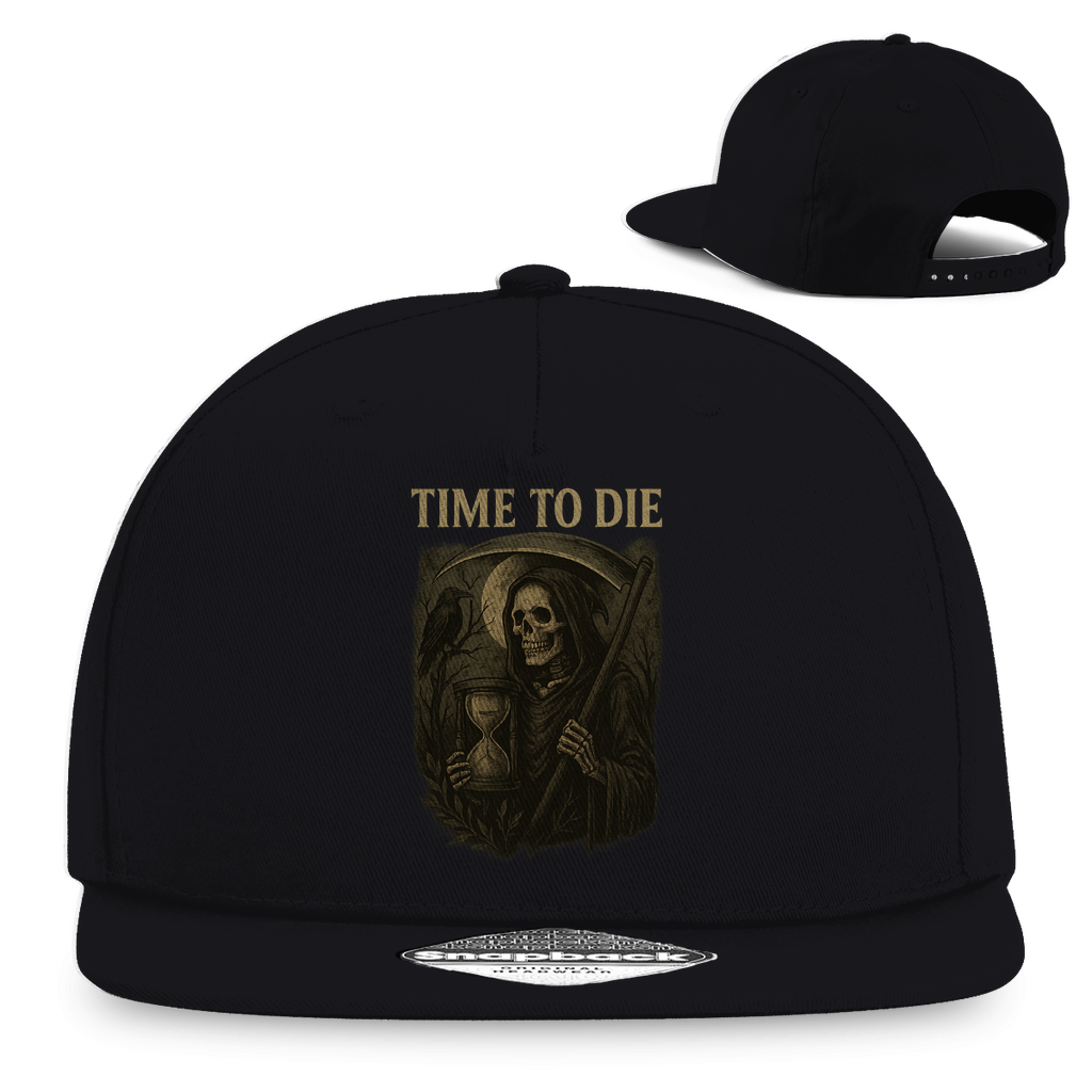 Demonic Snapback Cap - Time to Die | Unisex | Gothic Streetwear