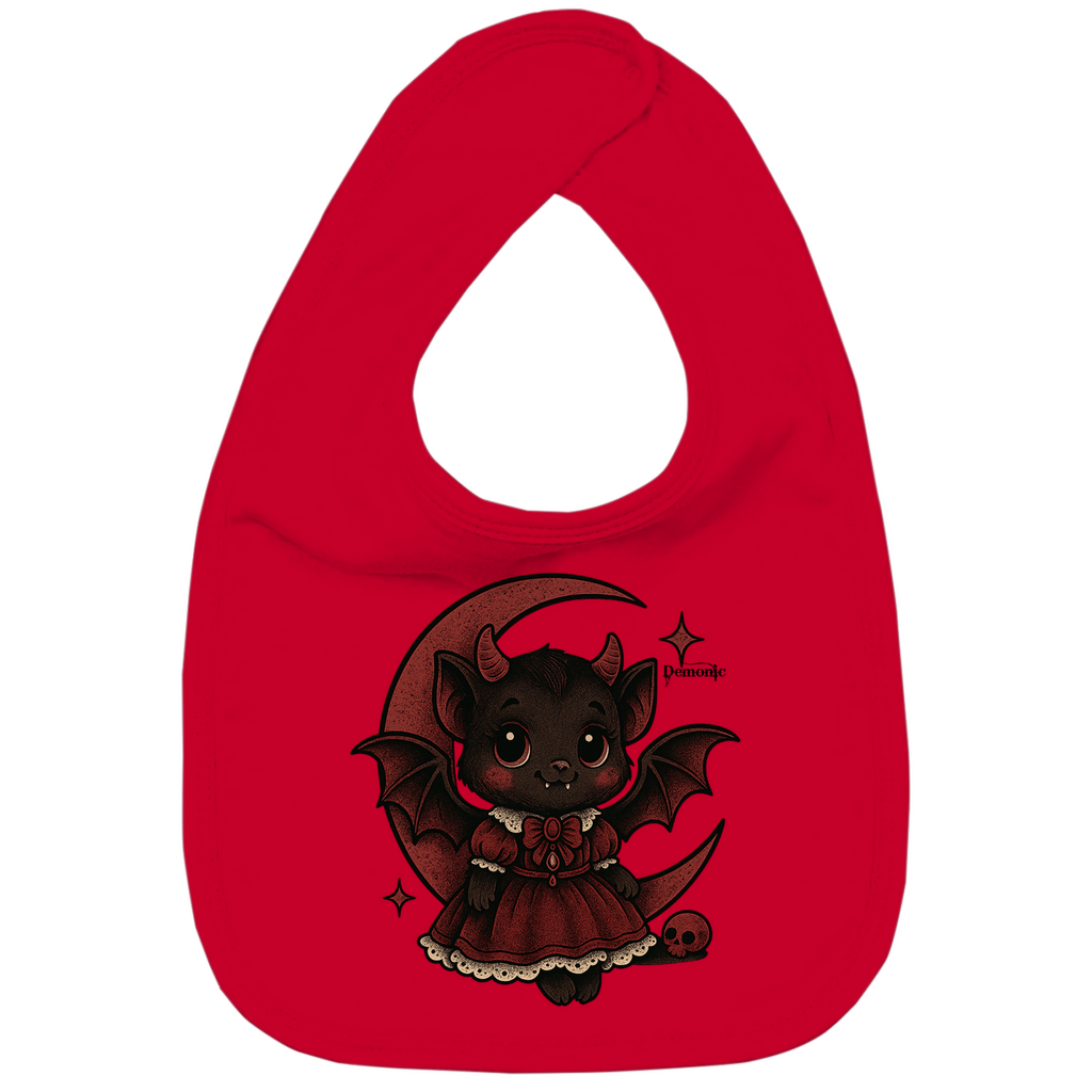 Demonic Kids - Bio Lätzchen "Moonbite" | Unisex | Gothic Streetwear