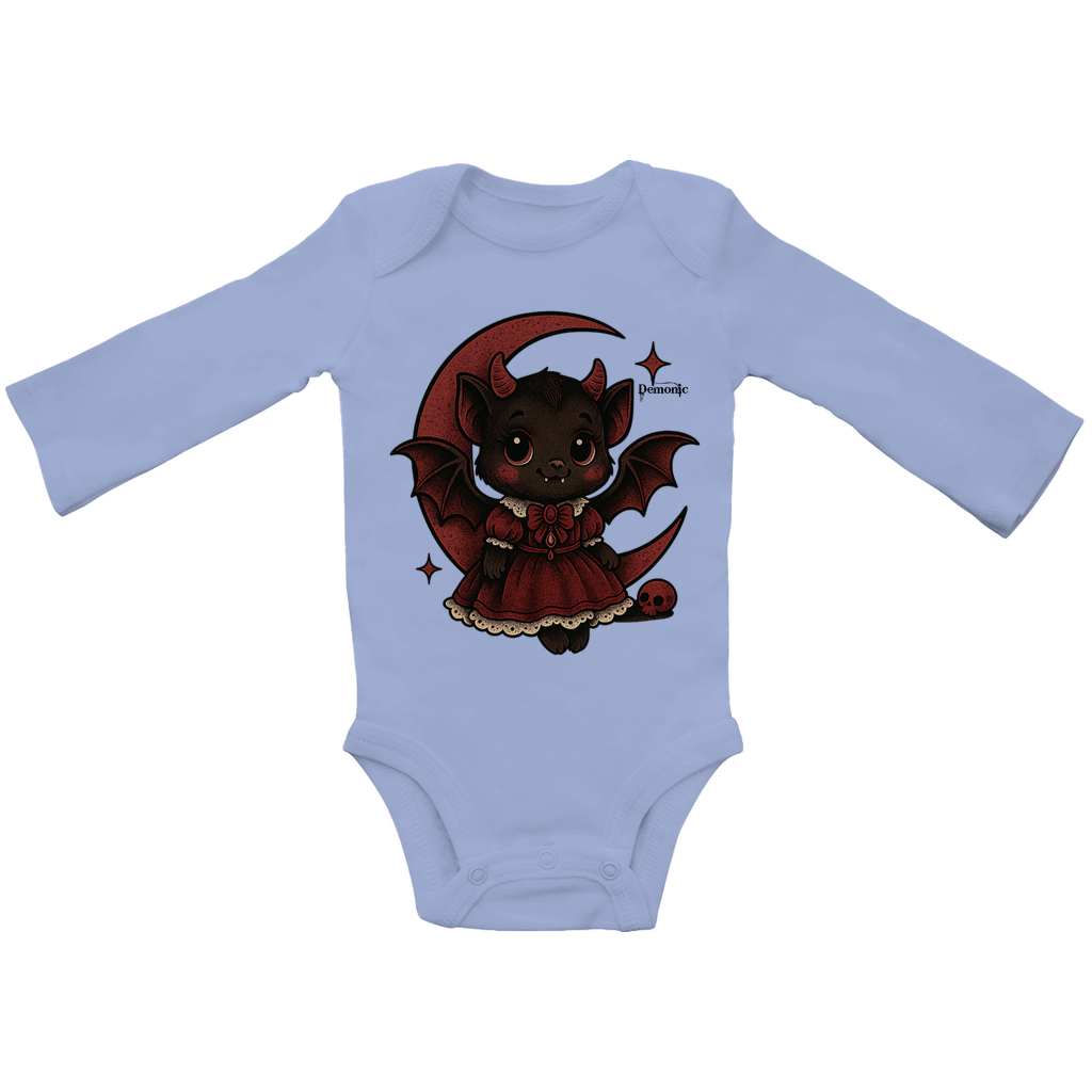 Demonic Baby - Bio Bodysuite Langarm "Moonbite" | Unisex | Gothic Streetwear