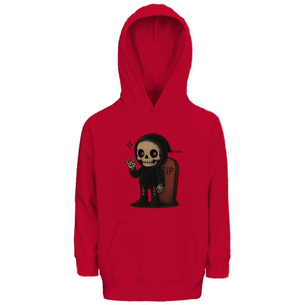 Demonic Kids - Premium Bio Hoodie "Graveyard Giggles" | Unisex | Gothic Streetwear