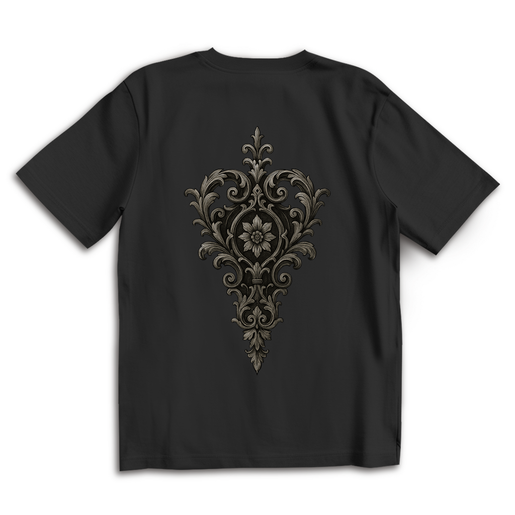 Demonic Oversize T-Shirt - Ebon Crest | Unisex | Gothic Streetwear