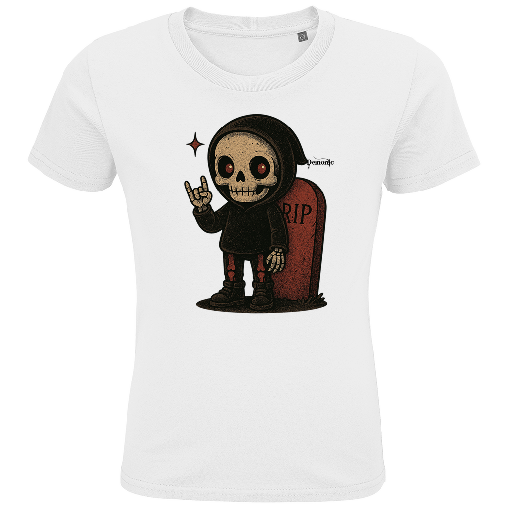 Demonic Kids - Premium Bio T-Shirt "Graveyard Giggles" | Unisex | Gothic Streetwear