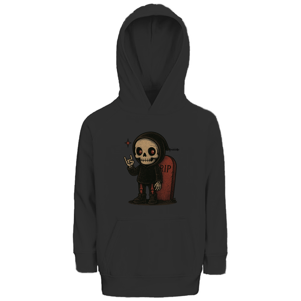 Demonic Kids - Premium Bio Hoodie "Graveyard Giggles" | Unisex | Gothic Streetwear