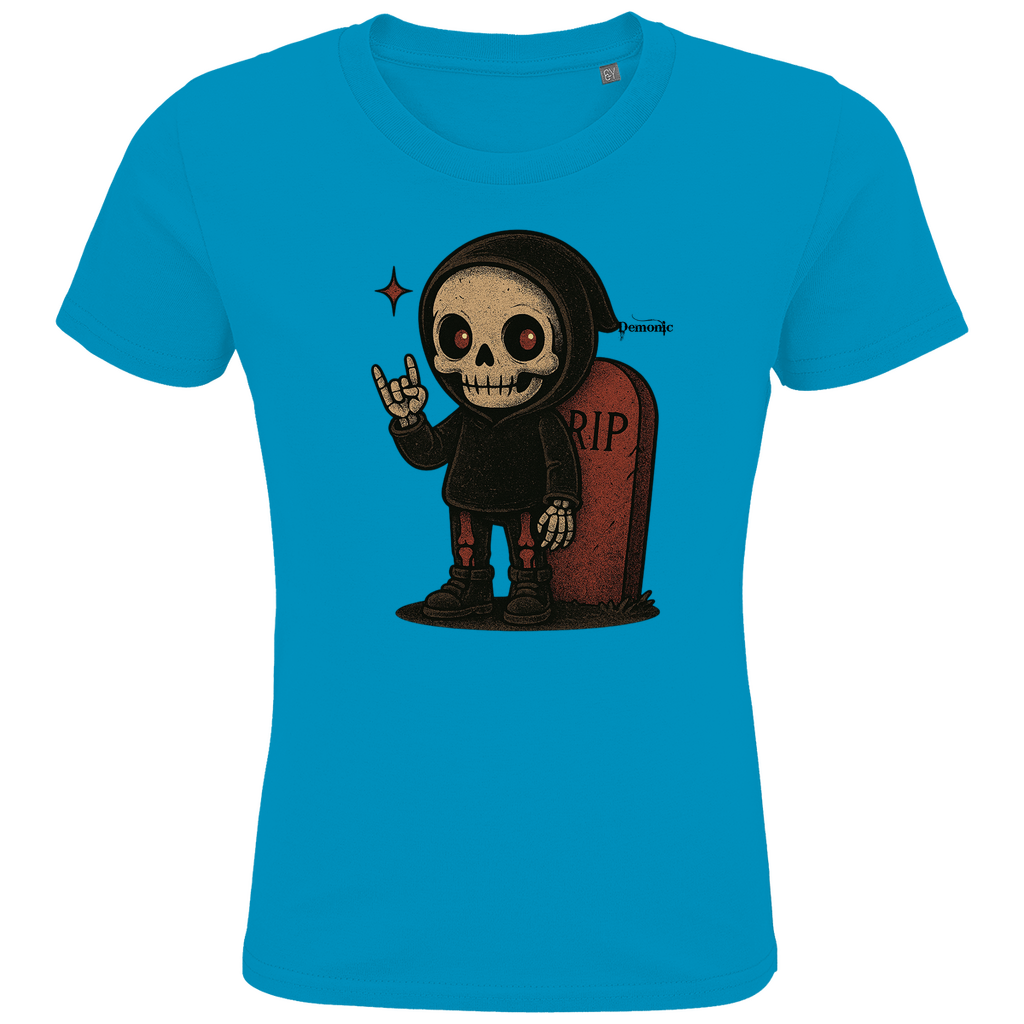 Demonic Kids - Premium Bio T-Shirt "Graveyard Giggles" | Unisex | Gothic Streetwear