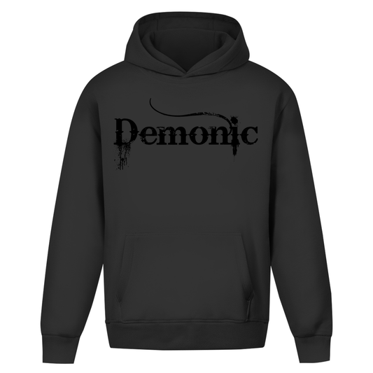 Demonic Oversize Hoodie - Lunaris Howl | Unisex | Gothic Streetwear