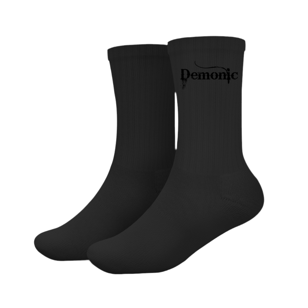 Demonic Crew Socken | Unisex | Gothic Streetwear