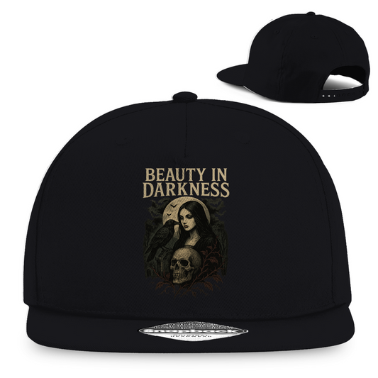 Demonic Snapback Cap - Beauty in Darkness V2  | Unisex | Gothic Streetwear