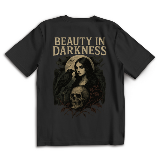 Demonic Oversize T-Shirt - Beauty in Darkness V2 | Unisex | Gothic Streetwear