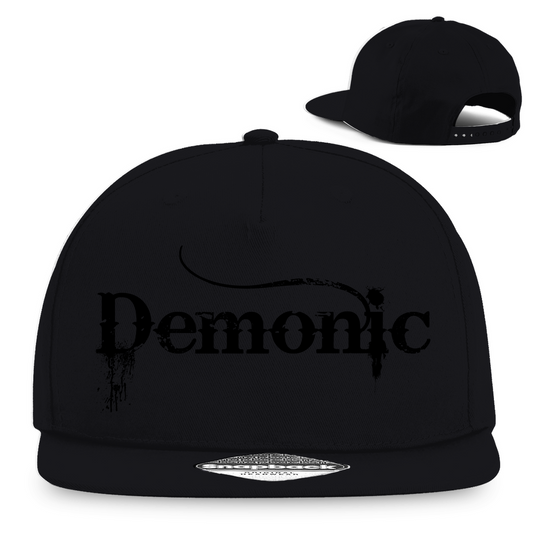 Demonic Snapback Cap  | Unisex | Gothic Streetwear