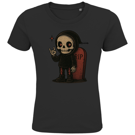Demonic Kids - Premium Bio T-Shirt "Graveyard Giggles" | Unisex | Gothic Streetwear
