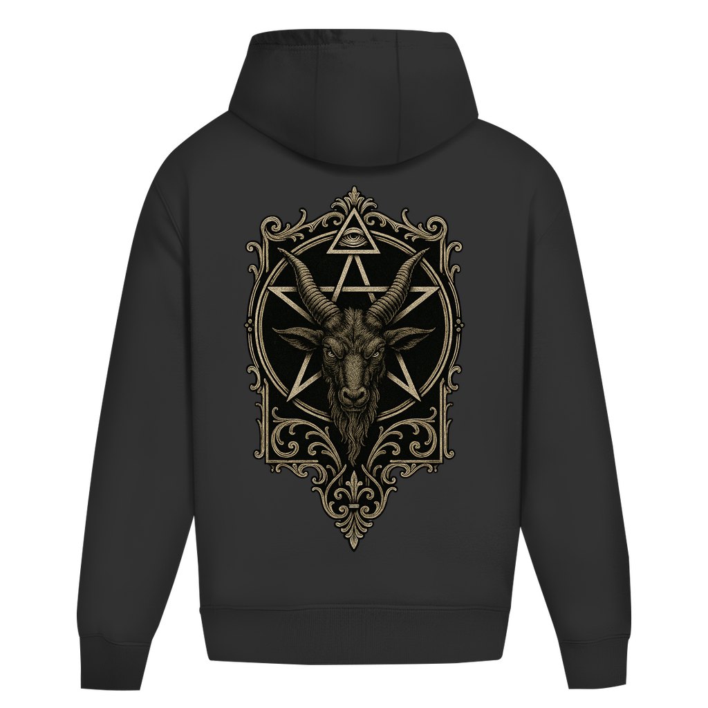 Demonic Oversize Hoodie - Infernal Herald | Unisex | Gothic Streetwear
