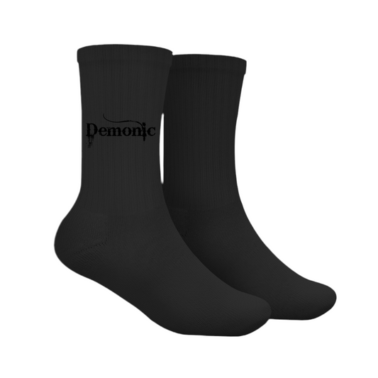 Demonic Crew Socken | Unisex | Gothic Streetwear