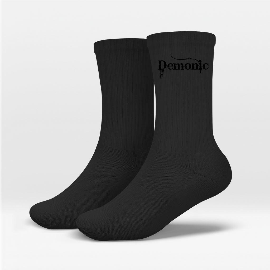 Demonic Crew Socken | Unisex | Gothic Streetwear