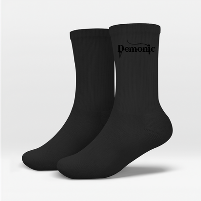 Demonic Crew Socken | Unisex | Gothic Streetwear