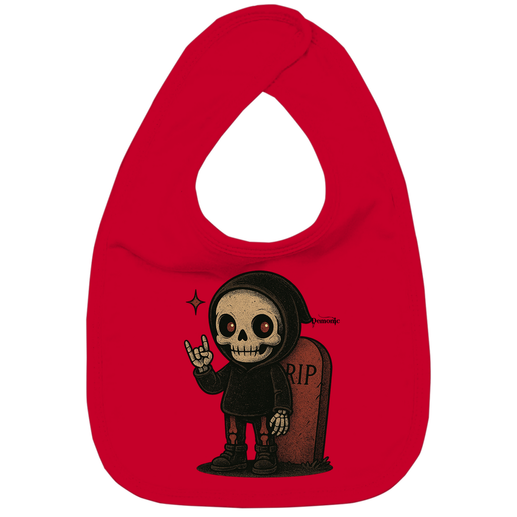 Demonic Kids - Bio Lätzchen "Graveyard Giggles" | Unisex | Gothic Streetwear