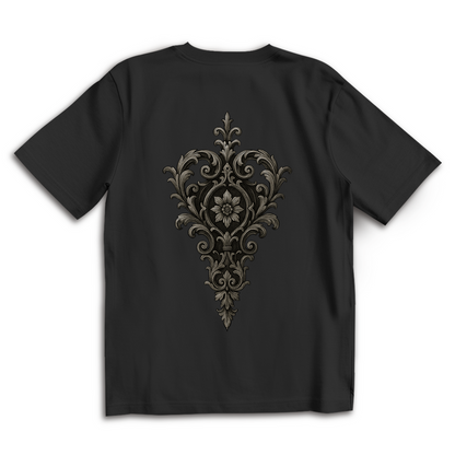 Demonic Oversize T-Shirt - Ebon Crest | Unisex | Gothic Streetwear
