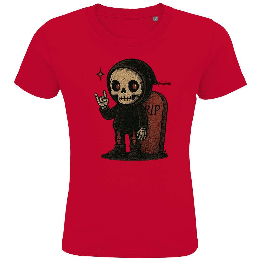 Demonic Kids - Premium Bio T-Shirt "Graveyard Giggles" | Unisex | Gothic Streetwear