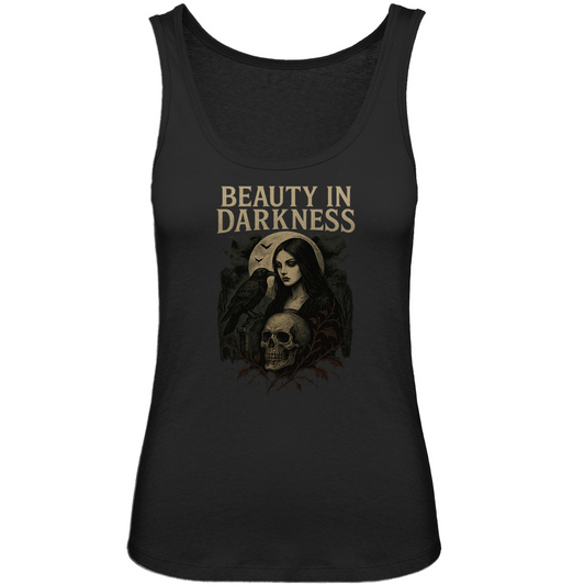 Demonic Premium Tank Top - Beauty in Darkness V2 | Damen | Gothic Streetwear