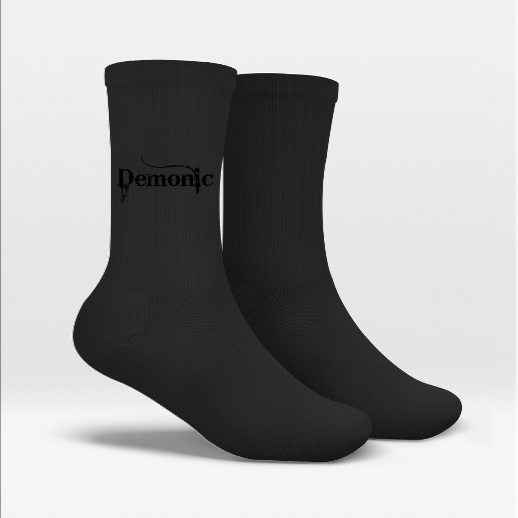 Demonic Crew Socken | Unisex | Gothic Streetwear