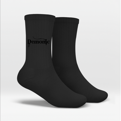 Demonic Crew Socken | Unisex | Gothic Streetwear